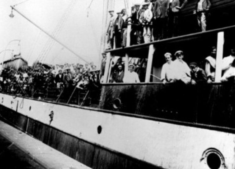 El argentino desciende de los barcos