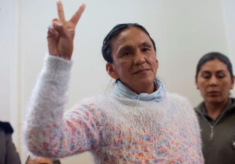 Milagro Sala le pidió a Alberto que la indulte