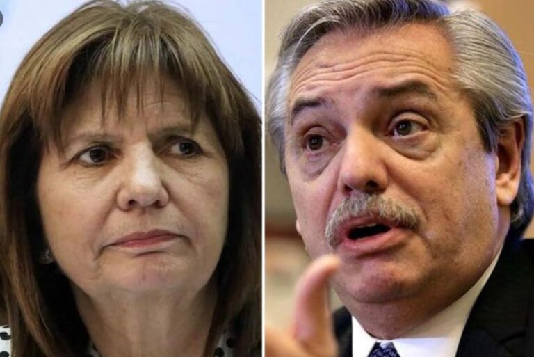 Bullrich le respondió a Alberto: “Que me denuncie por decir la verdad”