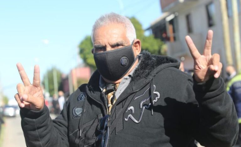 El “Pata” Medina, emblema de la mafia sindical, fue al acto de Alberto y CFK