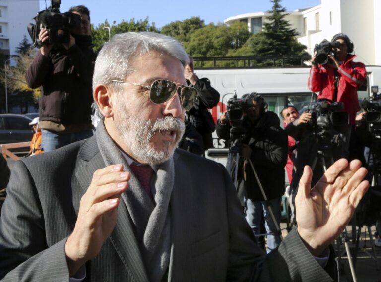 Aníbal Fernández declara en el juicio contra Cristina Kirchner en Comodoro Py