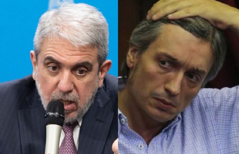 Aníbal Fernández cruzó a Máximo Kirchner y se recrudece la interna oficialista