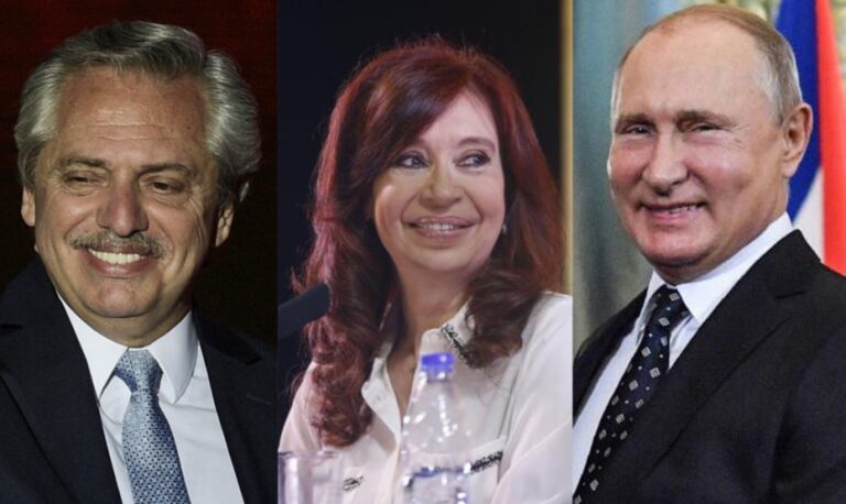 Relaciones carnales entre Putin, Cristina y Alberto