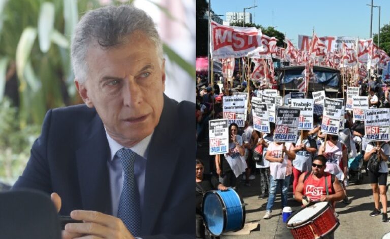 La crítica de Macri a la Izquierda: “Trabajar poco, pero para movilizar es la primera”