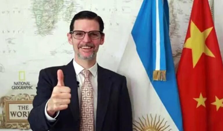 Fuerte repudio al embajador argentino en China por su posición sobre el conflicto en Taiwán