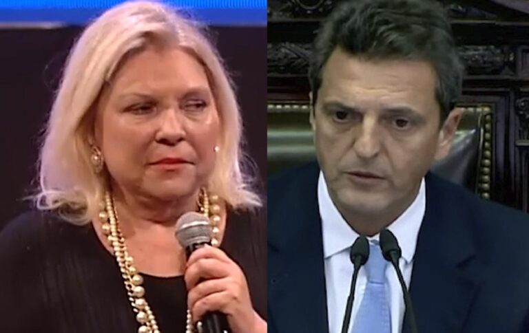 Carrió destrozó a Massa: “Me da asco moral”