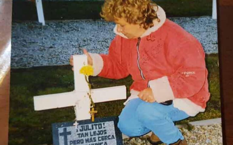 Delmira, la madre de Malvinas