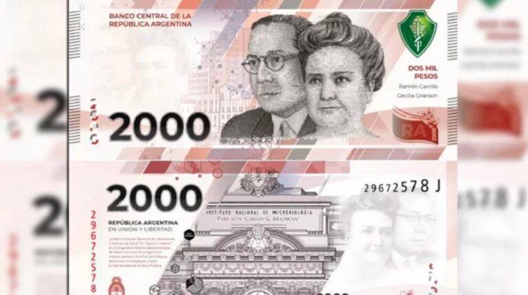 Críticas al nuevo billete de $2.000: “No alcanza ni para un kilo de asado”
