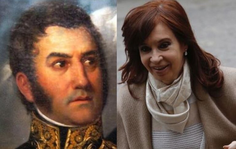 La herejía de comparar a Cristina con San Martín