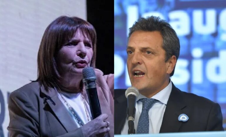 La reacción de Bullrich a la chicana de Massa: “¿Por qué no resolvés el 120% de inflación anual?”