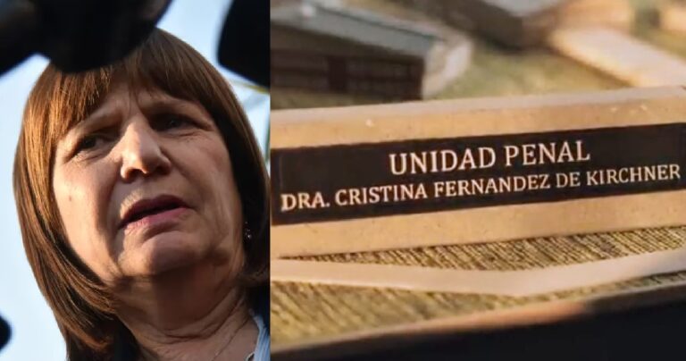 Bullrich y su proyecto para crear una prisión que se llame Cristina Kirchner