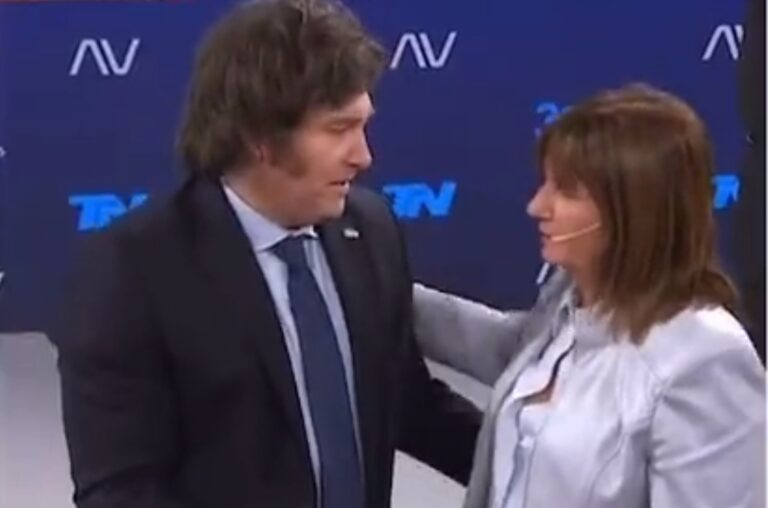 El abrazo entre Milei y Bullrich tras el acuerdo: “Hacé un buen Gobierno”