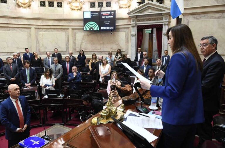 Gran debut de Villarruel en el Senado: doblegó al kirchnerismo y LLA impuso al presidente provisional