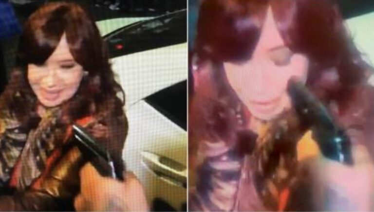 La pistola en la cabeza de Cristina