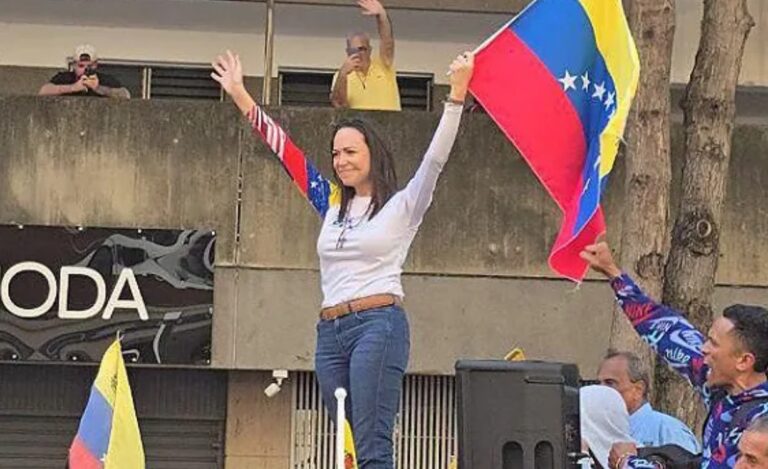 Tras ser secuestrada, Corina Machado dijo estar en un “lugar seguro” y prometió seguir “hasta el final”