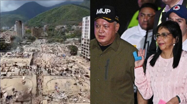 Entre derrumbes y desesperación: acusan al régimen chavista de minimizar la tragedia en Venezuela