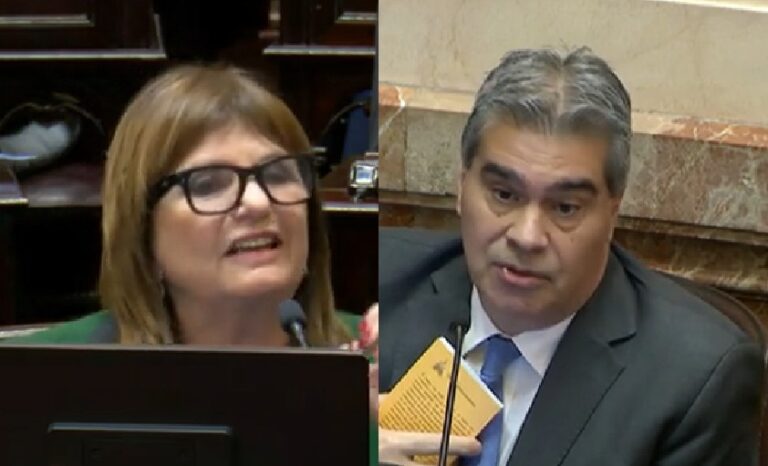 “Callate, si estás procesado por tierras fiscales”: duro cruce entre Bullrich y Capitanich en el Senado